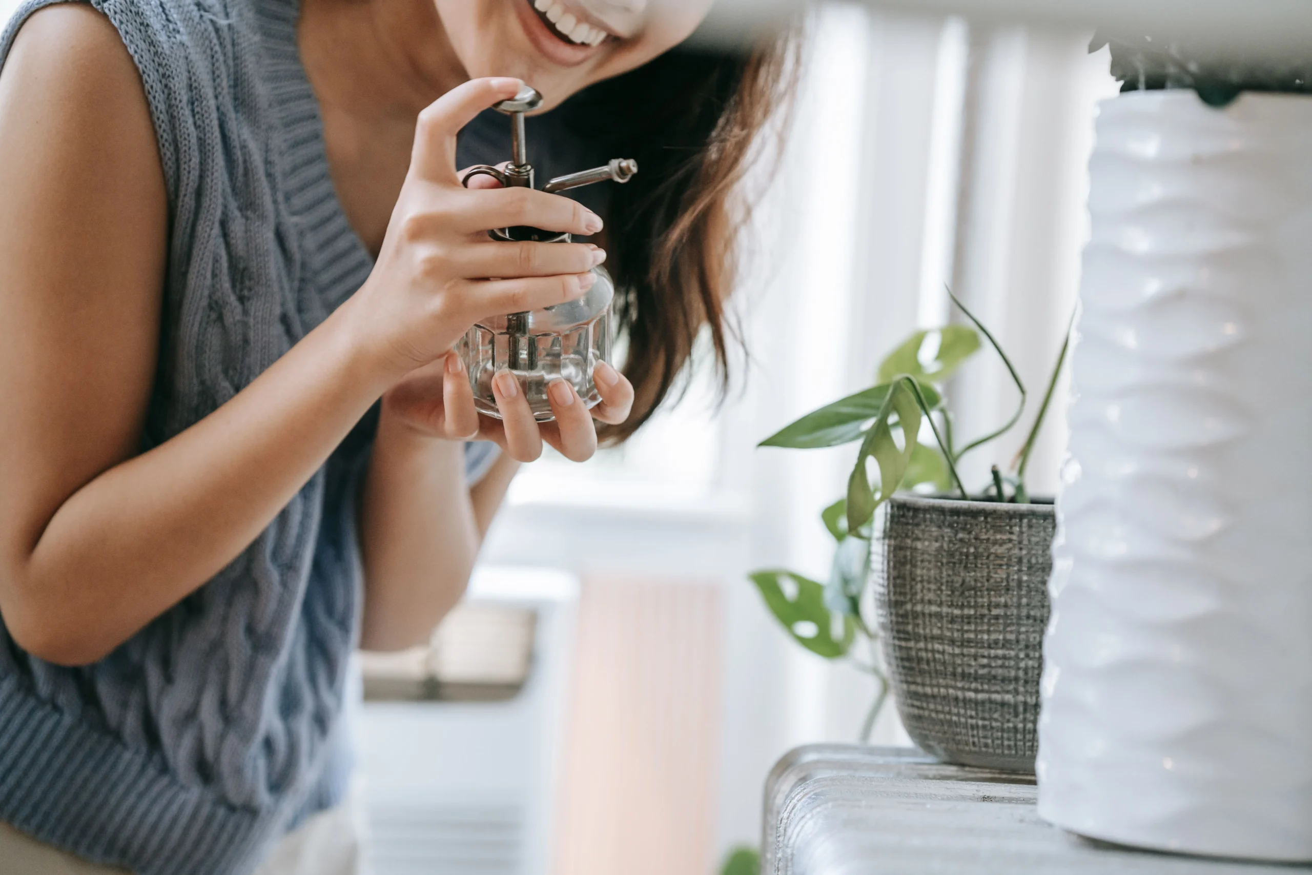 Pulvérisateur verre ambré